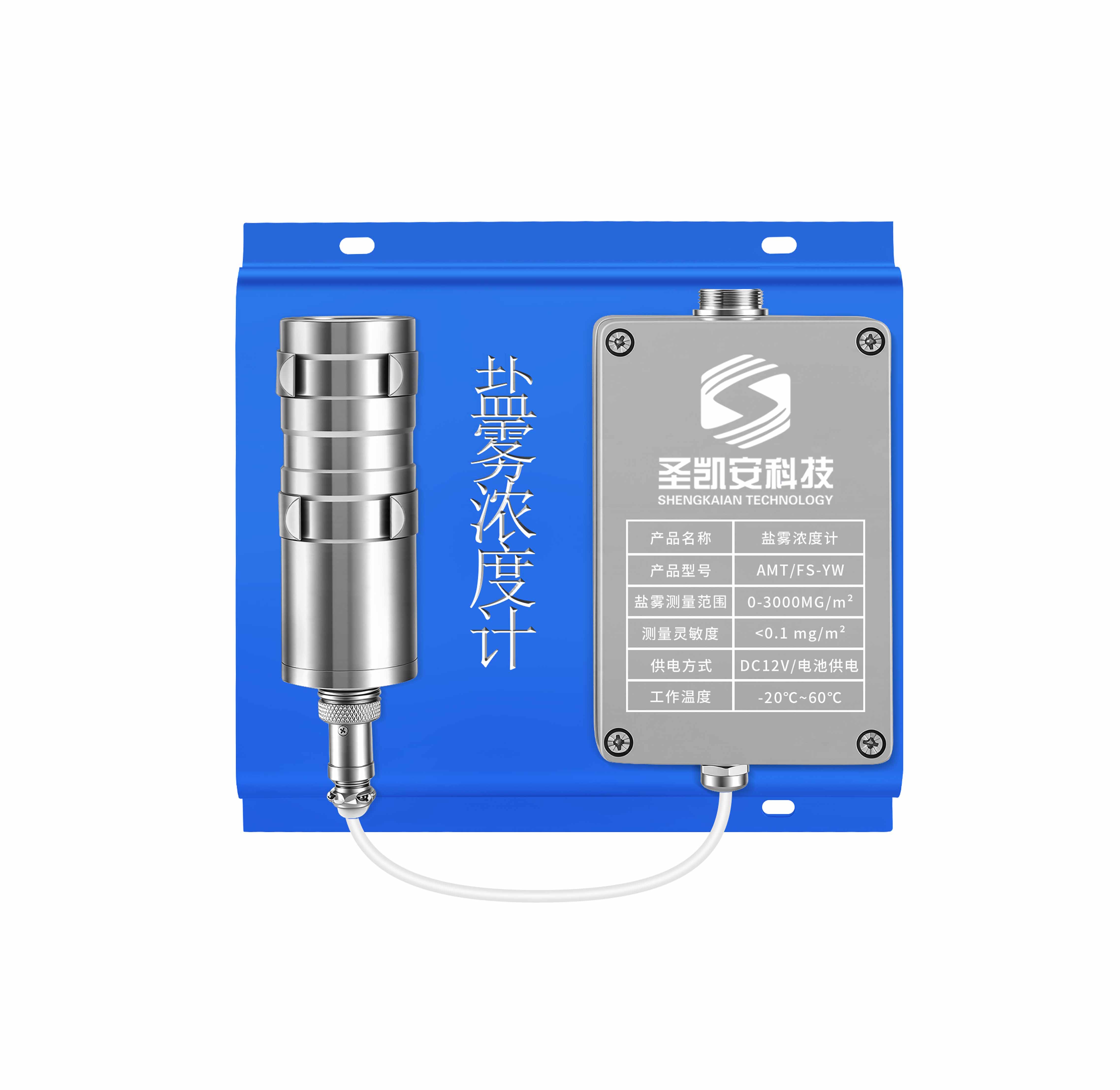 Salt spray concentration monitor